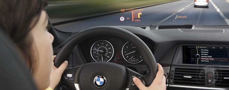 BMW 4 Series Offers The Newest Full Color Heads Up Display For The New Model